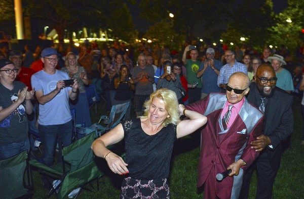 Rhythm on the River, Blind Boys of Alabama and Mojo Flo, Bicentennial Park, Scioto Mile, Columbus Ohio