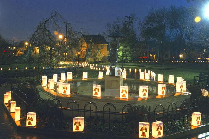 Illuminaria German Village Columbus OH